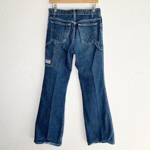 Vintage 90s Y2K Levi's Bootcut Dark Wash Cargo Jean Made in USA